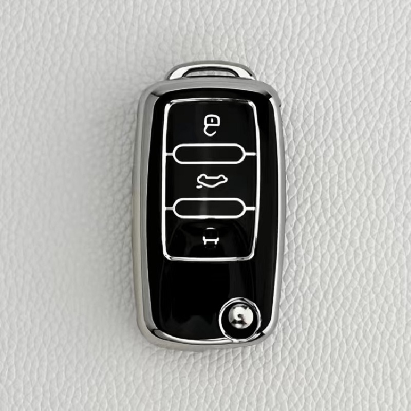  CVVOT Volkswagen Atlas Key Fob Cover Case with Keychain  Lanyard, TPU Key Protector Holder Compatible Replacement VW Tiguan Taos  Alltrack Remote Smart Key Shell For VW 4 Button : Automotive