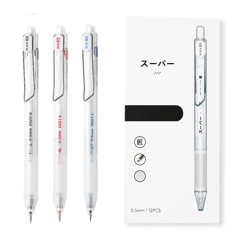 M g Black/red/blue Retractable Gel Pen Student Signature Pen - Temu