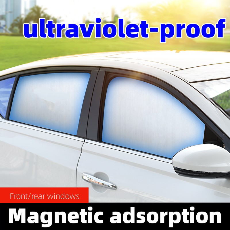 Exquisiter magnetischer Auto-Sonnenschutz UV-Schutzvorhang Seitenfenster  Verstellbares Auto-Styling Autofenster Sonnenschutz Sommerschutz