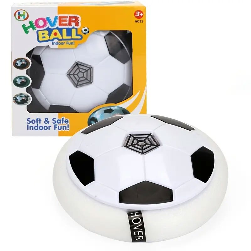 Enfants Hover Ball Toys Ballon de football de 7 pouces avec lumière led et  musique mousse pare-chocs Air Hover Ball pour le jeu intérieur et extérieur  pour les adolescents garçons et filles