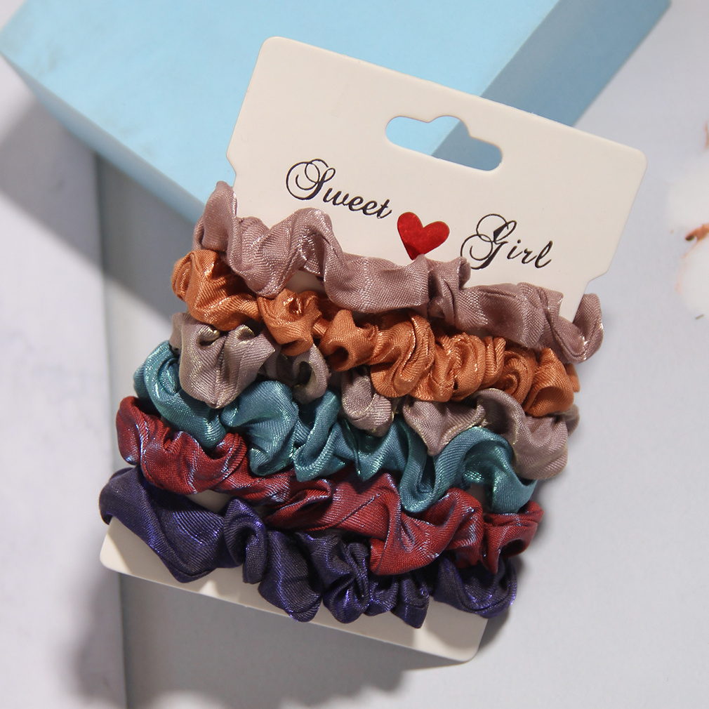 Simple Rubber Band Elastic Scrunchie Fashion Hair Ties - Temu