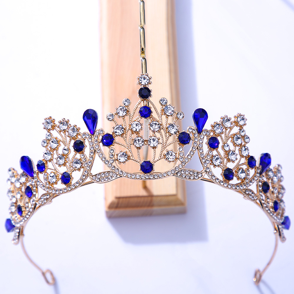 Baroque Crowns And Tiaras Wedding Crowns Golden Queen Tiaras - Temu