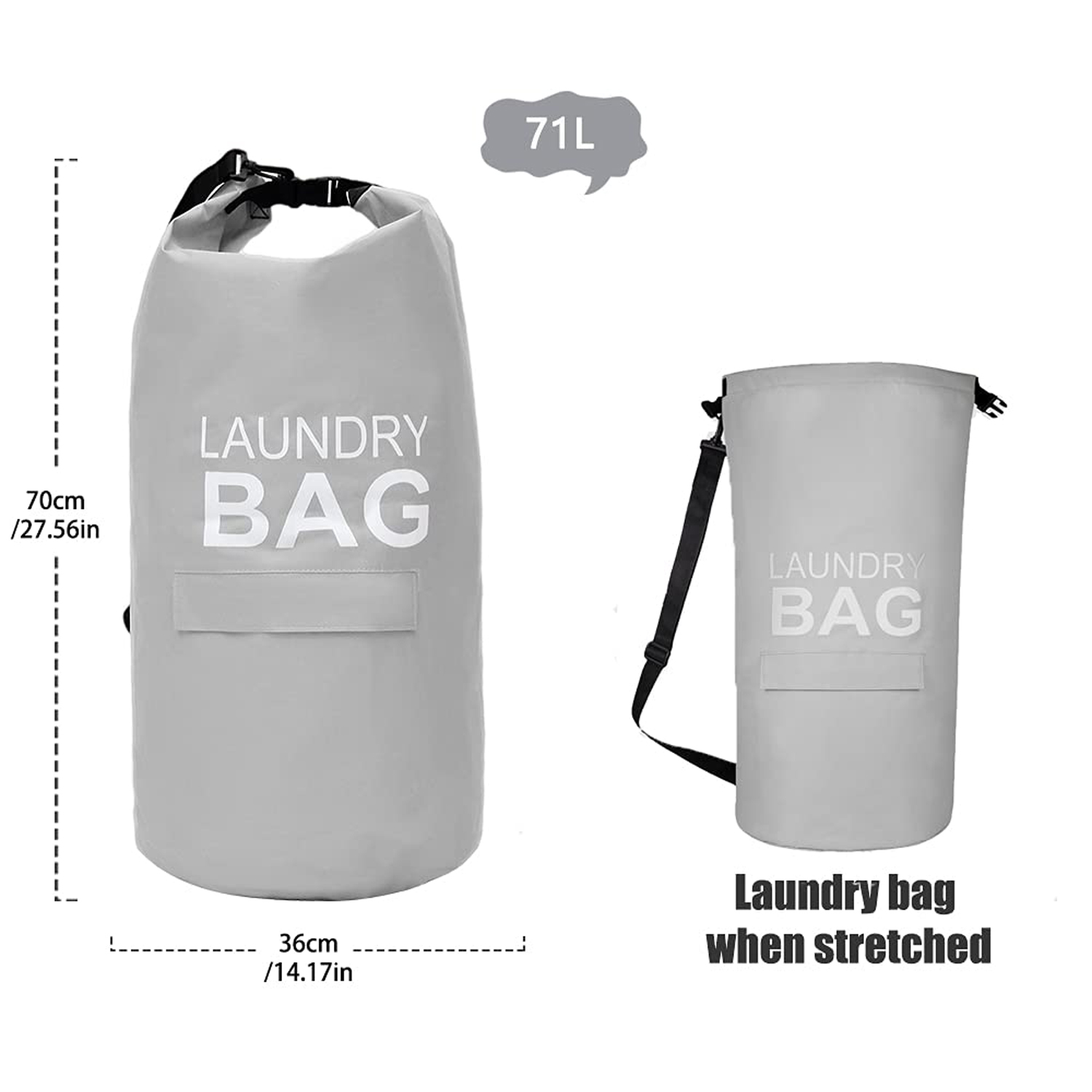 Portable Laundry Hamper Adjustable Shoulder Straps Pocket Temu