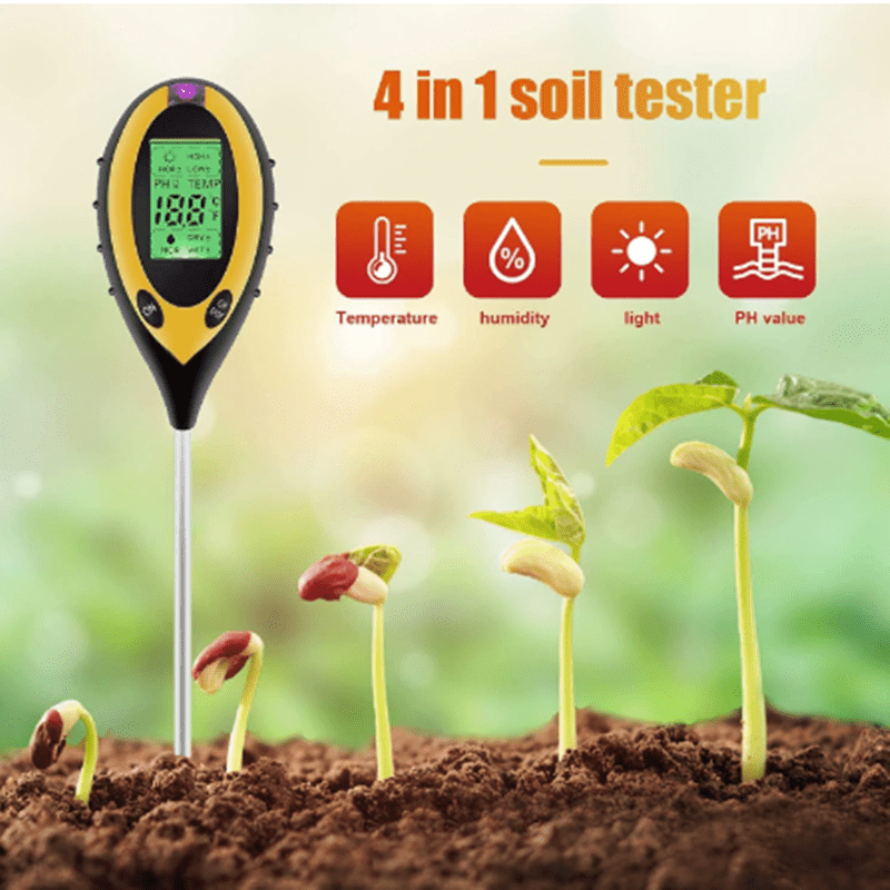 1pc Haute Précision Sol PH Mètre 0.00 ~ 14.00pH Numérique Température  Acidité Sol Testeur Capteur Analyseur Pour Plantation En Plein Air Jardin  Terres Agricoles - Temu Belgium