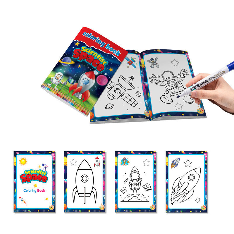 Coloring Book Children's Early Education Coloring Book Stick - Temu