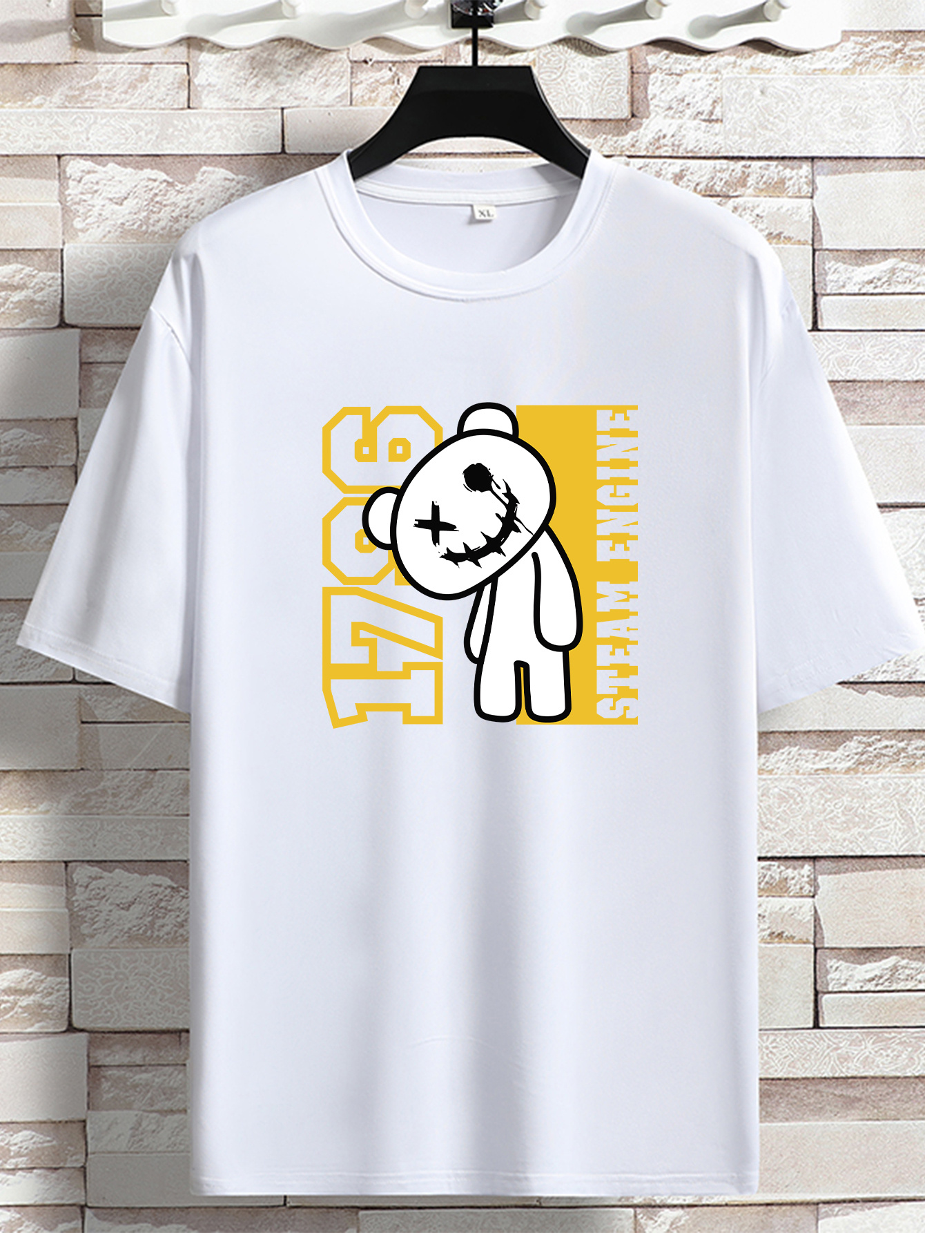 Daisy Street - Lässiges T-Shirt In Stein Mit „Wanderlust"-Grafik
