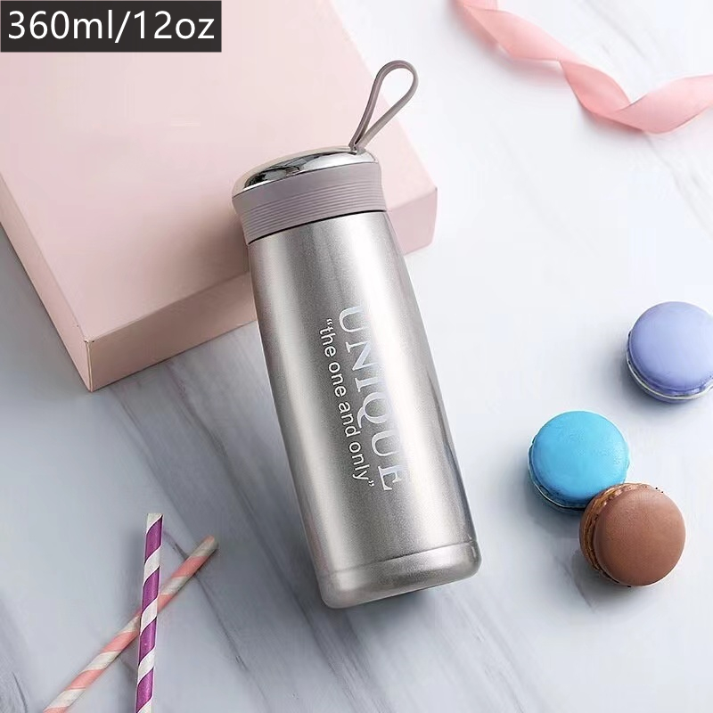 Cute Mini Coffee Cup Thermal Mugs Portable Stainless Steel Insulated Thermos  For Tea School Water Bottle Gift For Girls Kids
