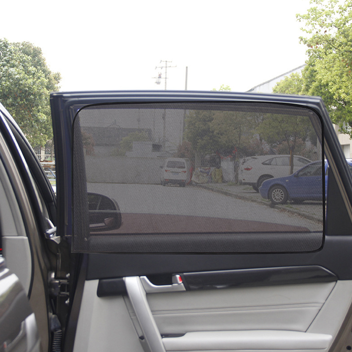 Auto-seitenfenster-sonnenschutz, Einlagige Magnetische Autovorhänge Aus  Verdicktem Netz Für Autos, Suvs, Lkws - Auto - Temu Switzerland