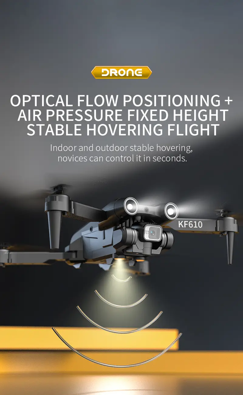 drone with dual cameras 3 sides obstacle avoidance optical flow positioning automatic shot detection real time transmission one key return 360 tumbling suitable for beginner details 7