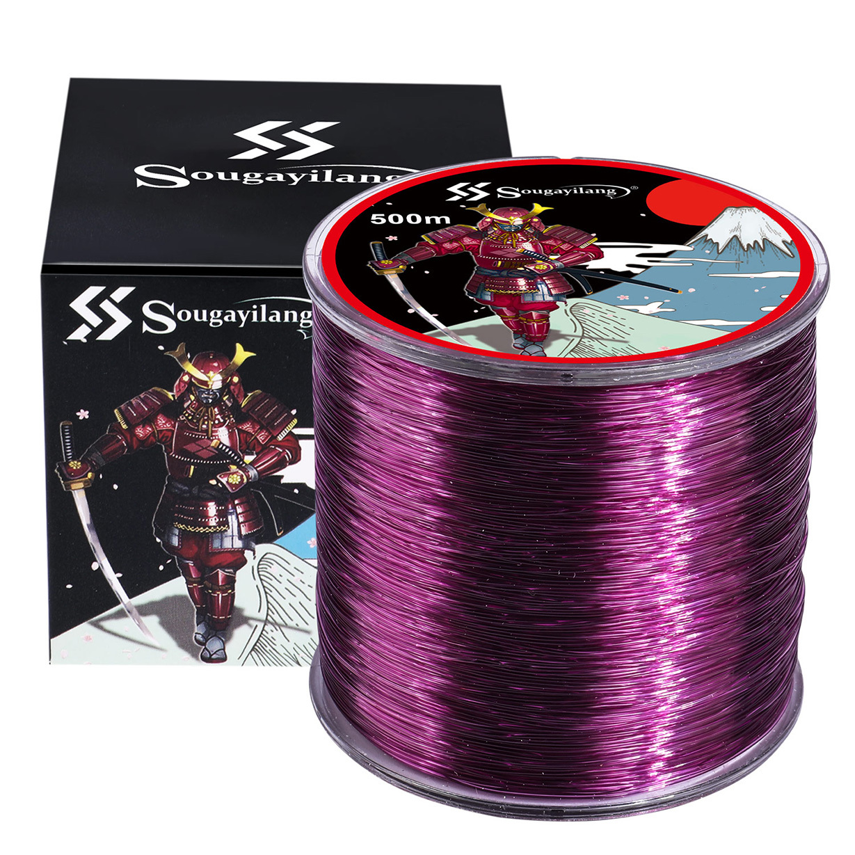 Purple Fishing Line Super Strong Nylon Not Fluorocarbon Tackle Non