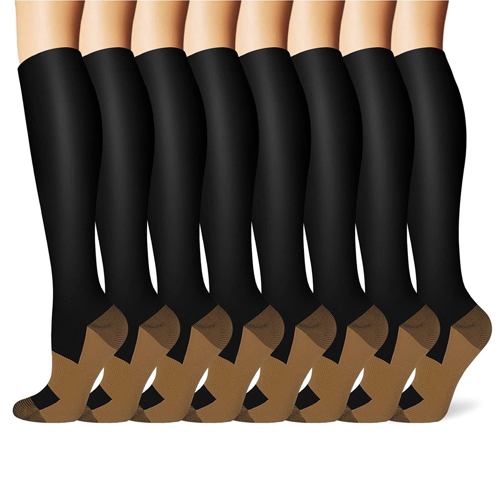 Breathable Compression Knee Socks Men Moisture Wicking - Temu Canada