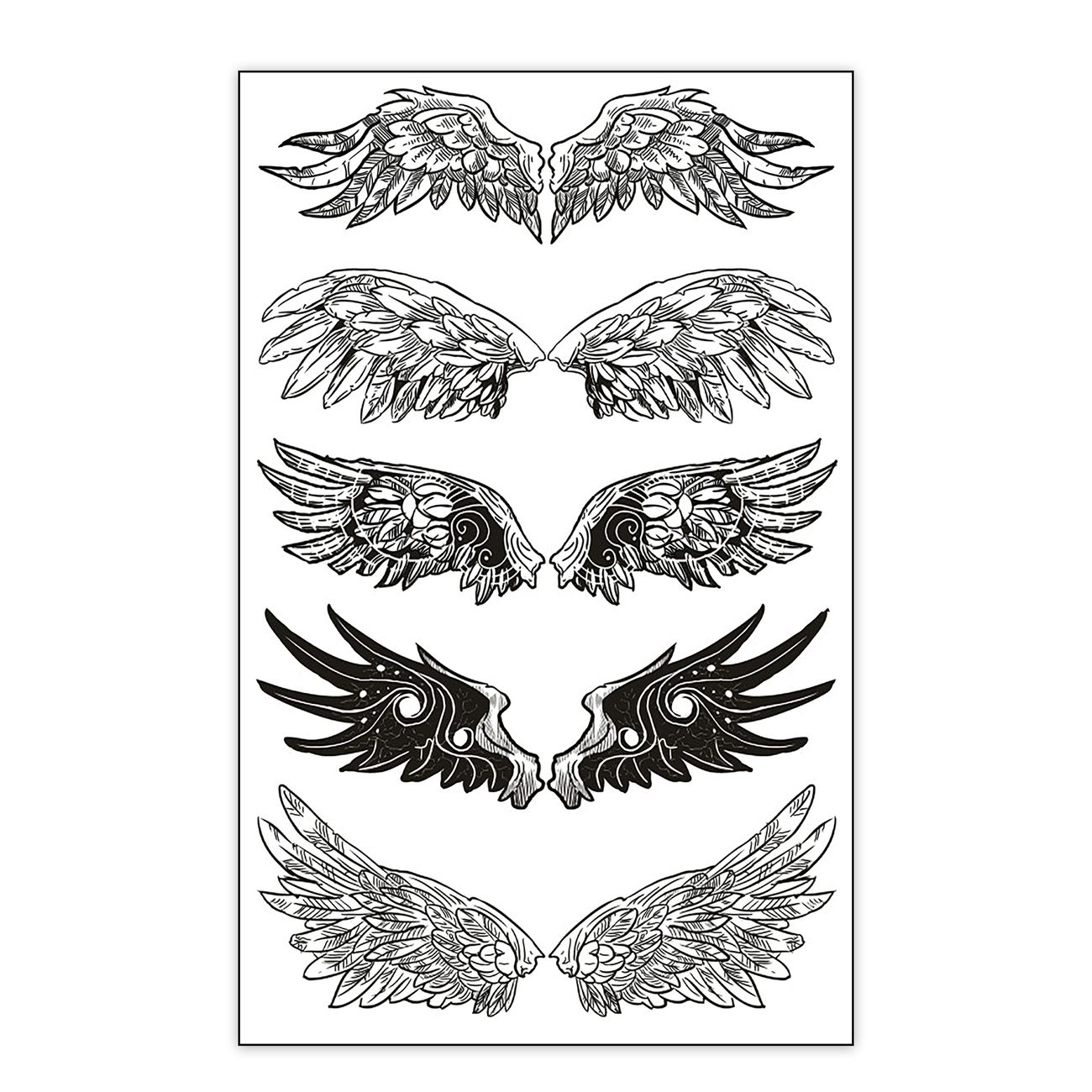 Waterproof Temporary Tattoo Small Cool Realistic Tattoo For Men Dragon  Wings Tiger Scorpion Bear Eagle Anchor For Neck Arms Hand | Check Out  Today's Deals Now | Temu