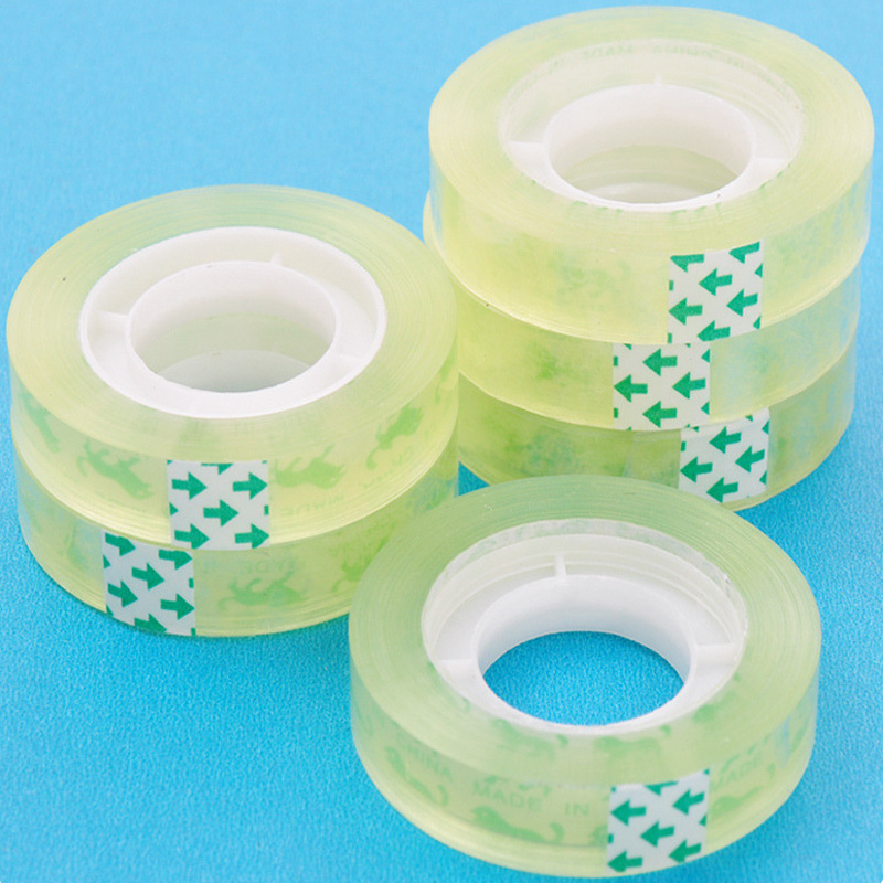 Stationery Tape Width Office Transparent Tape Diy Packaging - Temu