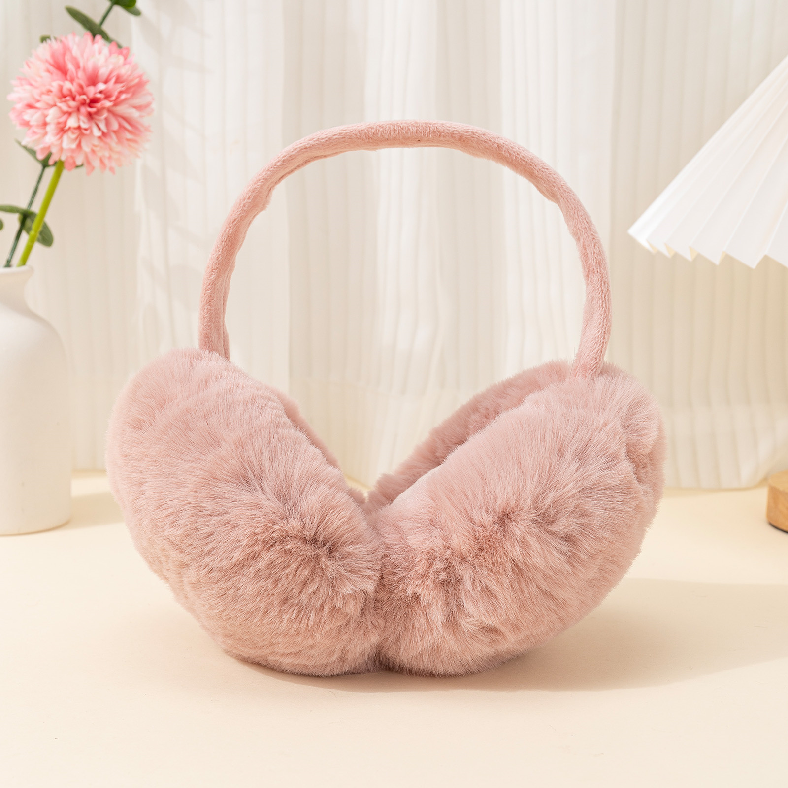 Winter Faux Fur Earmuffs Foldable Ear Warmers