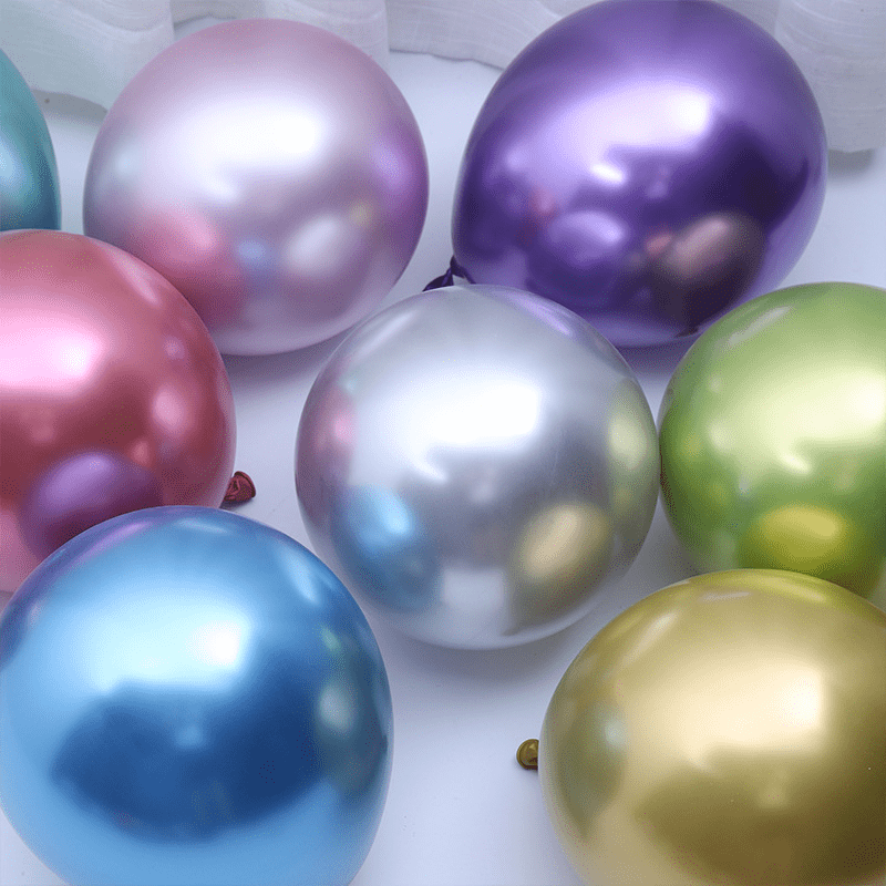 Shiny Chrome Balloons - Perfect For Birthday Parties & Decorations! - Temu