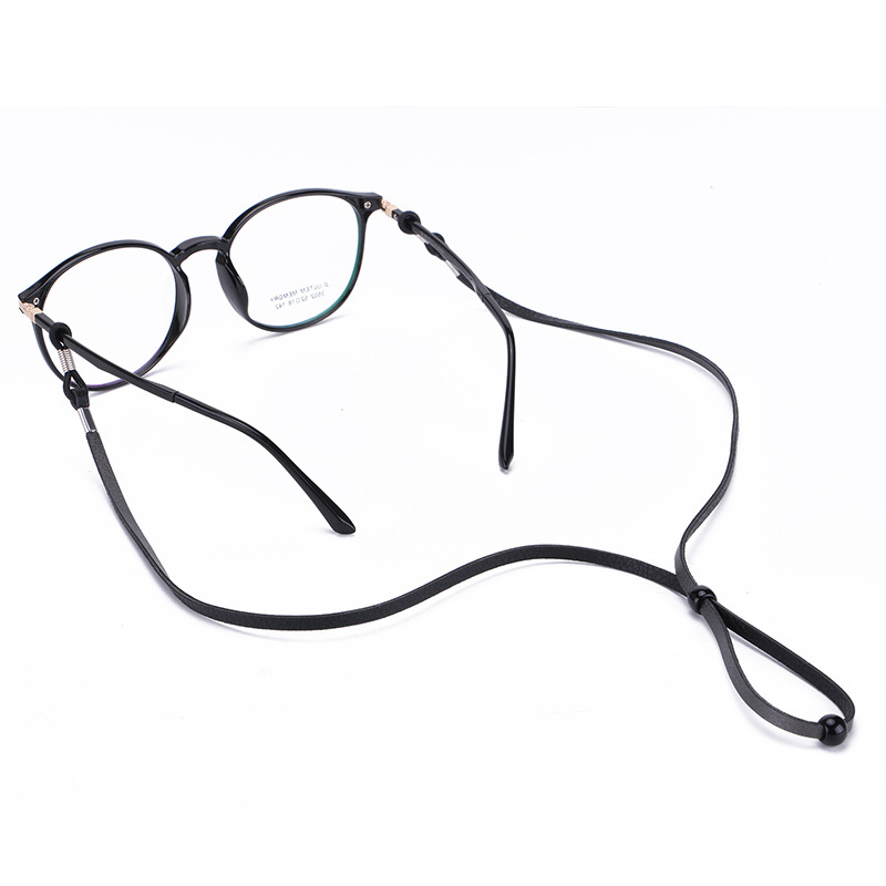 Adjustable New Glasses Rope Leather Glasses Rope Anti Falling Glasses Chain Eye Rope Shop On