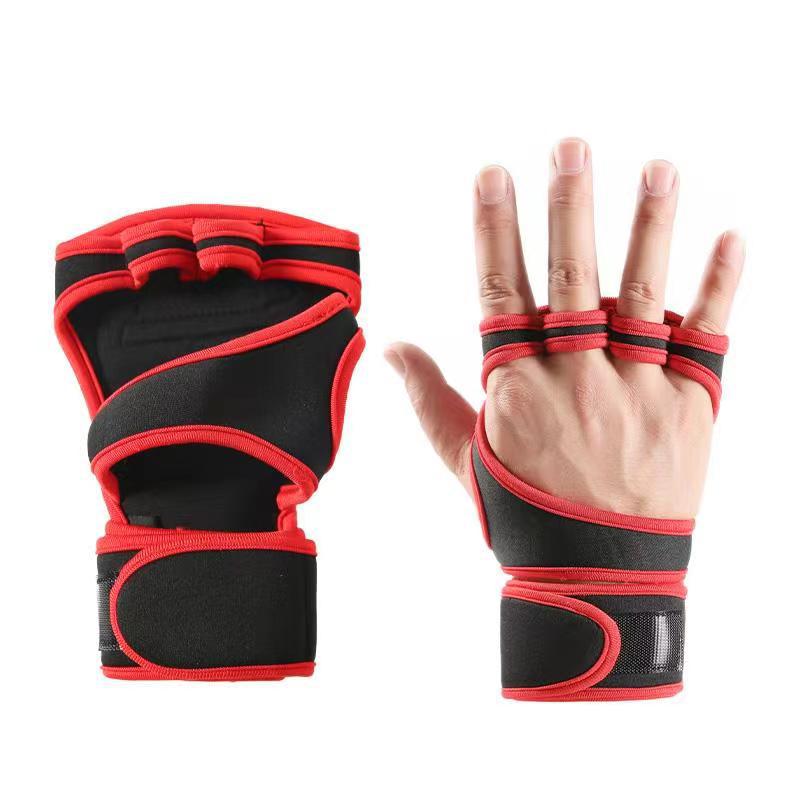1 par de guantes de levantamiento de pesas unisex: perfectos para fitness,  deportes, culturismo y gimnasia.