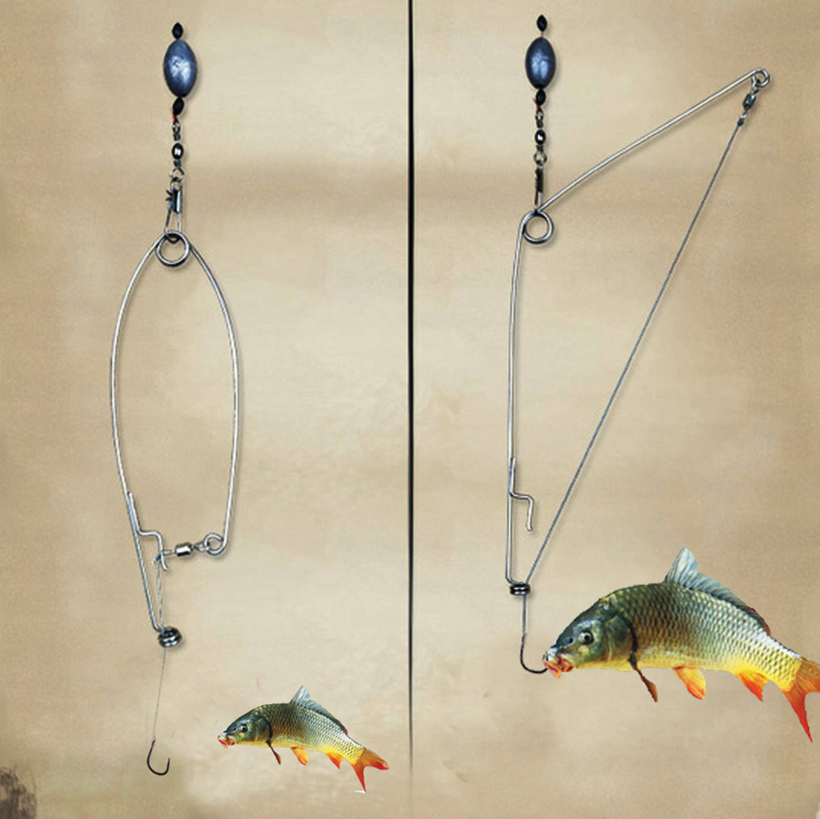 Effortlessly Catch Fish Automatic Fishing Hook Trigger Hook - Temu