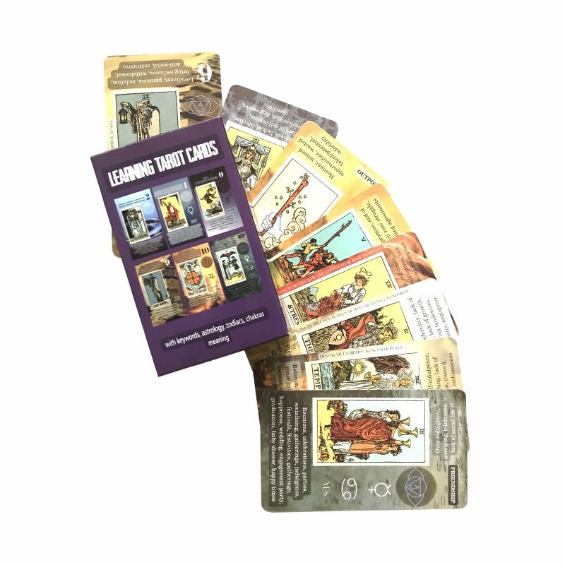 New Learning Tarot Card Game Board Game English Playing Temu Australia