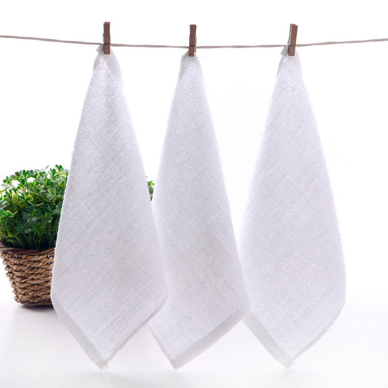 5pcs/lot Good Quality Cheap Face Towel Small Towel Hand Towels Kitchen Towel  Hotel White Cotton Towel - AliExpress