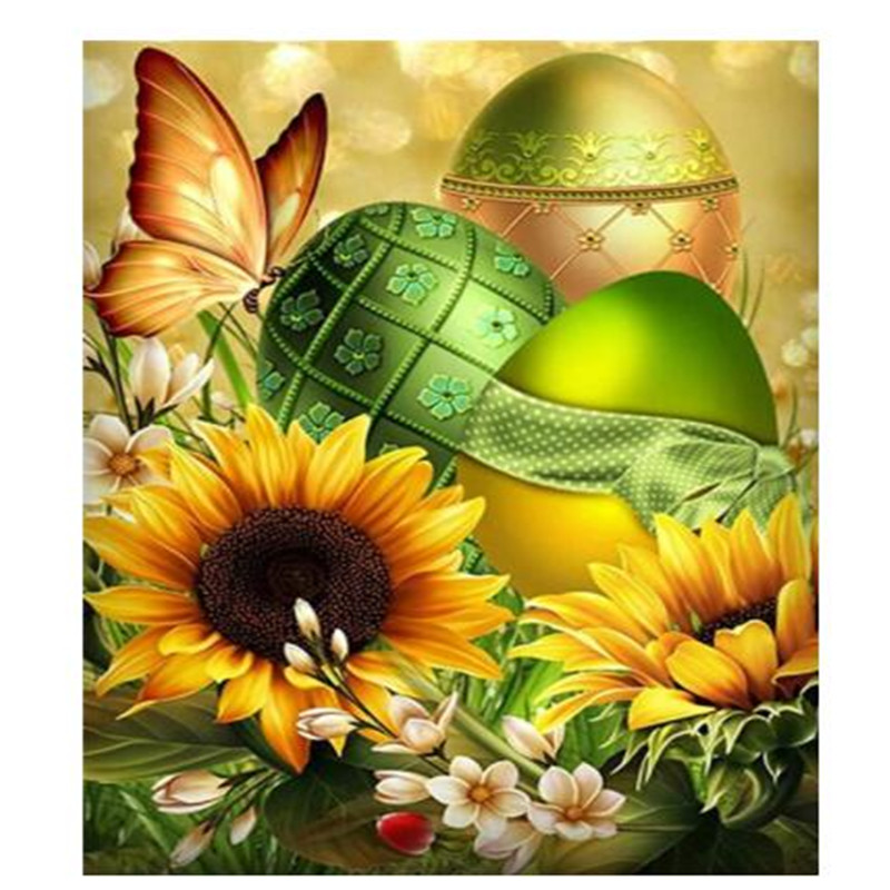 1pc Easter Diamond Painting Kits Diamond Art For Adults Beginners 5D  Diamond Painting Easter For Gift Home Wall Decor