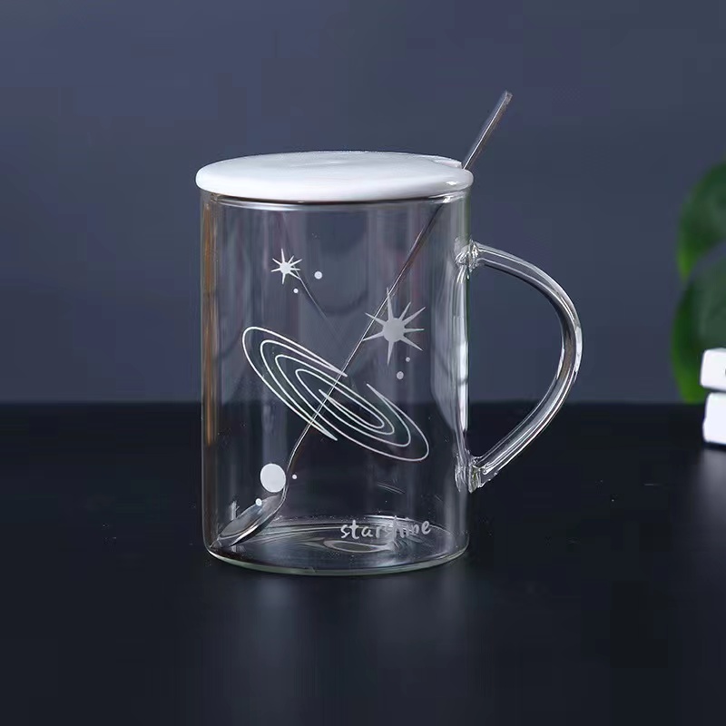 Exquisite Glass Coffee Cup With Spoon And Embossed Butterfly - Temu