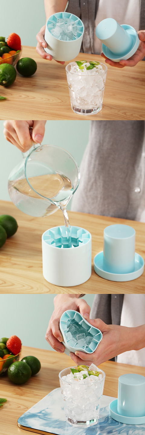 Easy release Ice Cube Mold For Small Ice Cups And Cylinders - Temu