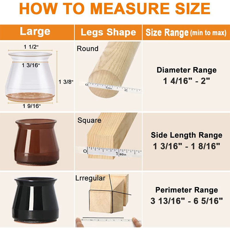 Chair Leg Floor Protectors Hardwood Floors Silicone Covers Temu Australia