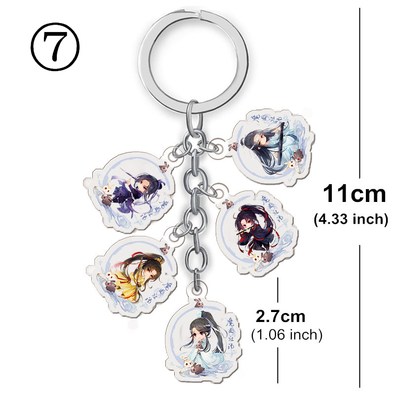 DraggmePartty Mo Dao Zu Shi Anime Peripheral Acrylic Keychain (Free  Combination) 