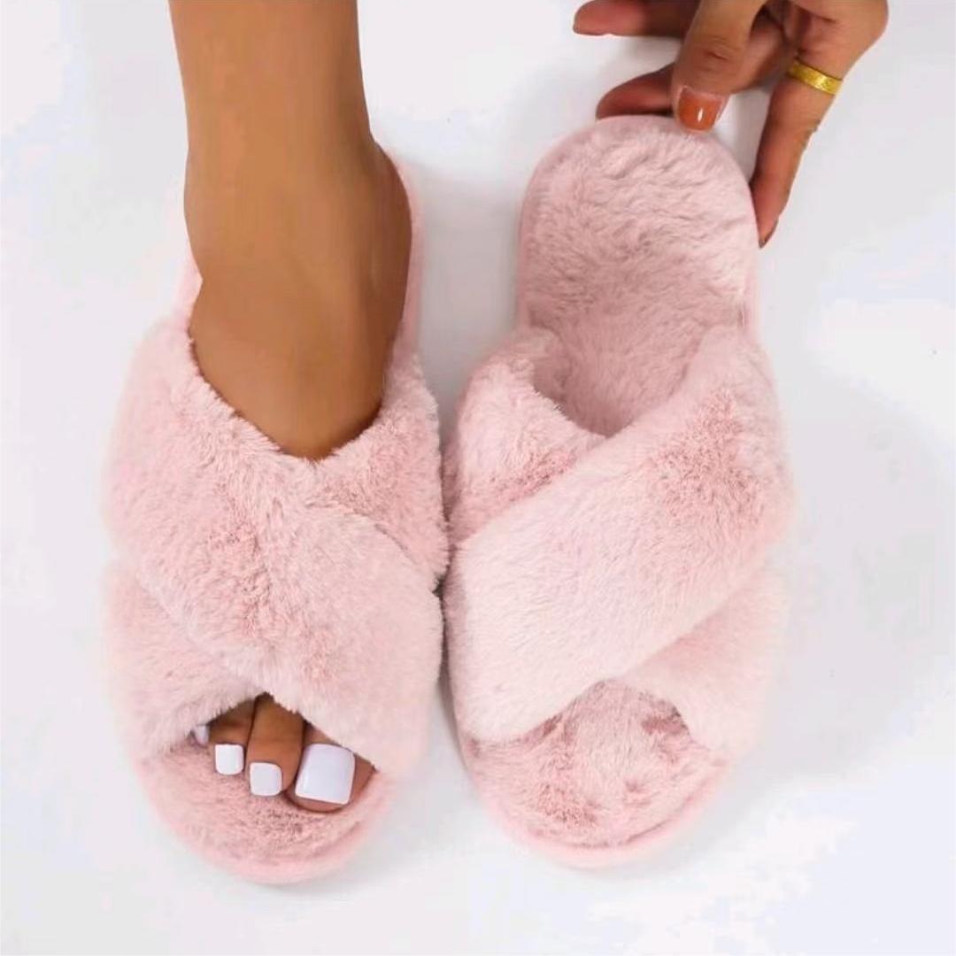 Fluffy on sale bed slippers