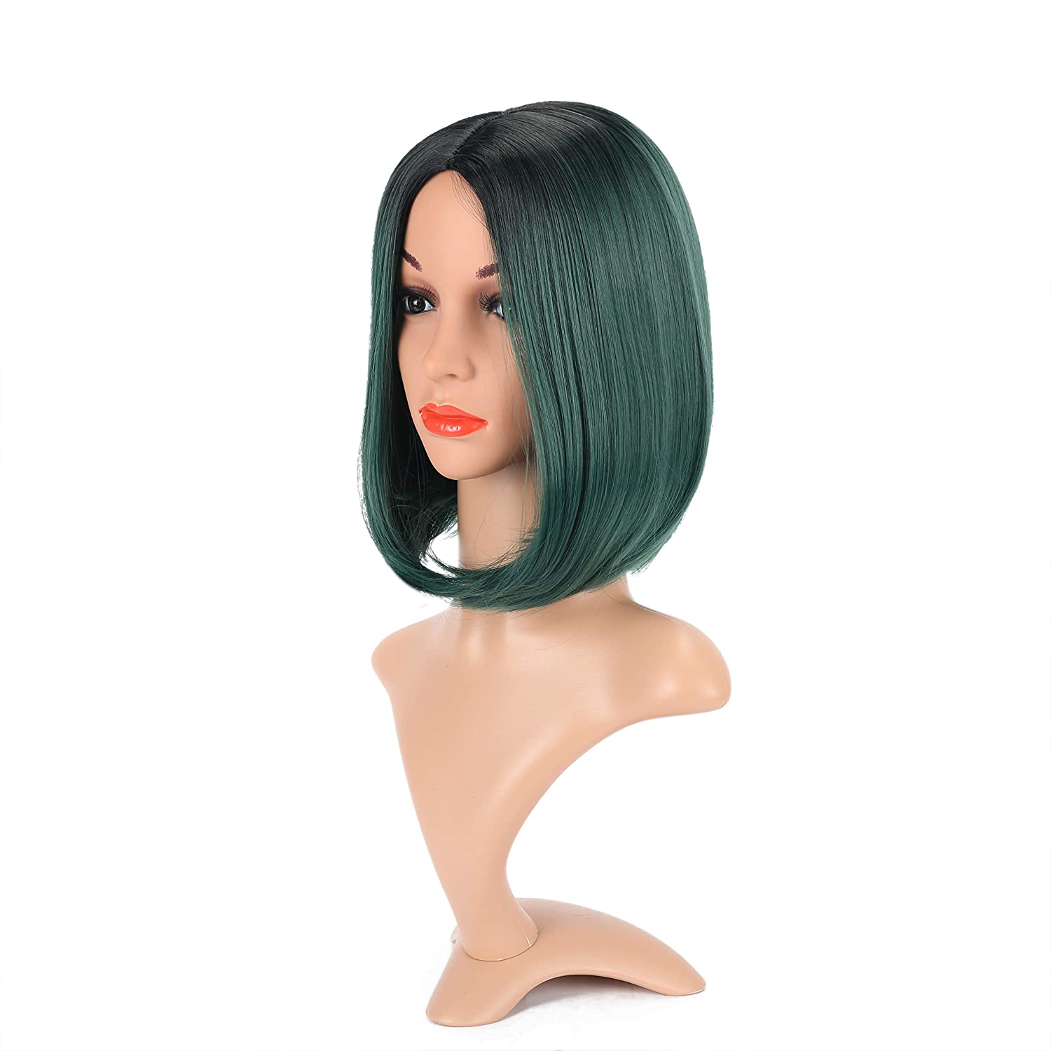 Bob Wigs Short Shoulder Length Ombre Bob Wig Two Tone Temu