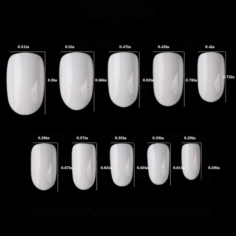 Clear Acrylic Coffin Nails With Full Cover Tips Perfect For - Temu