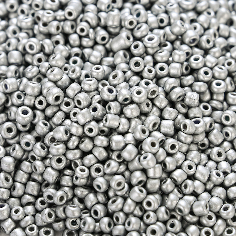 1000pcs 2mm Czech Glass Seed Beads Black White Loose Spacer Beads