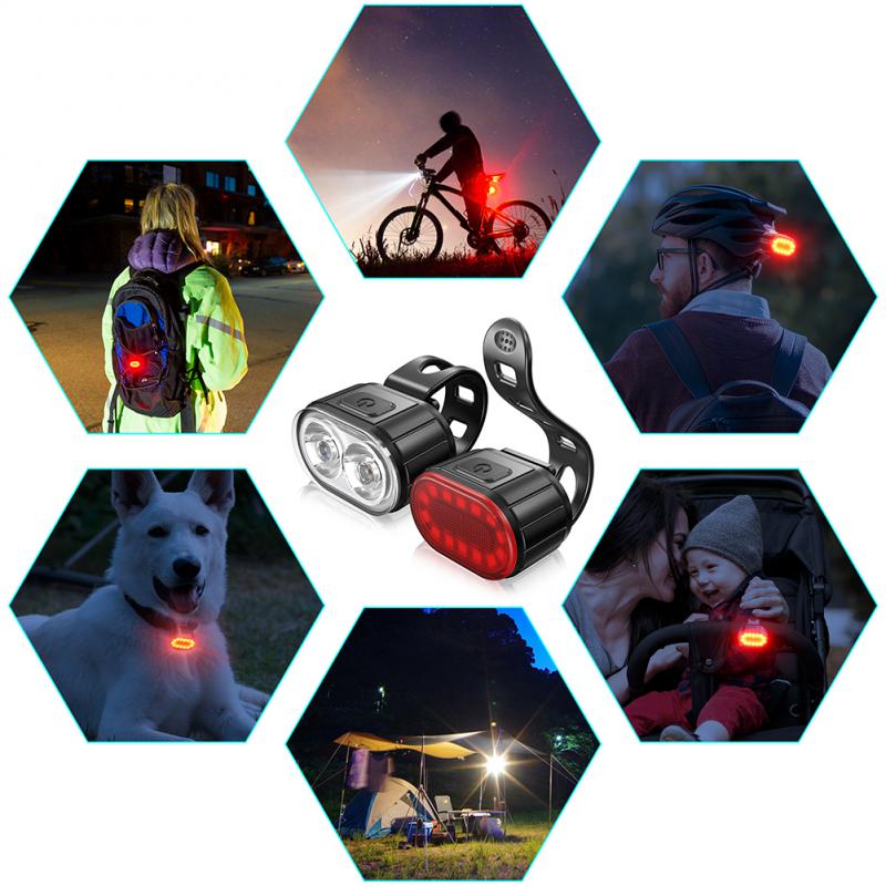 Alegría elige)Luz LED potente para bicicleta, recargable por USB, luz  trasera para bicicleta, combinaciones de luces traseras impermeables – Los  mejores productos en la tienda online Joom Geek