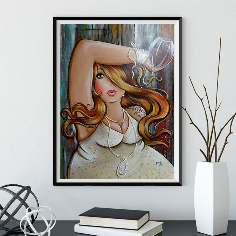 5d Pittura Diamante Fai Da Te Ragazza Grassa Signore Cartone Animato Carino  Diamante Tondo Pieno Ricamo Mosaico Kit Punto Croce Decorazioni Per La Casa  Regalo, Acquista Di Più, Risparmia Di Più