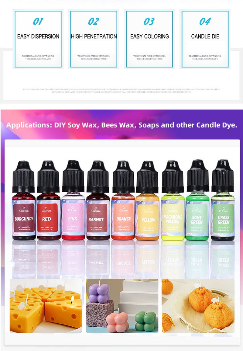 24 Colors Oil based Candle Color Dye Non toxic Non - Temu