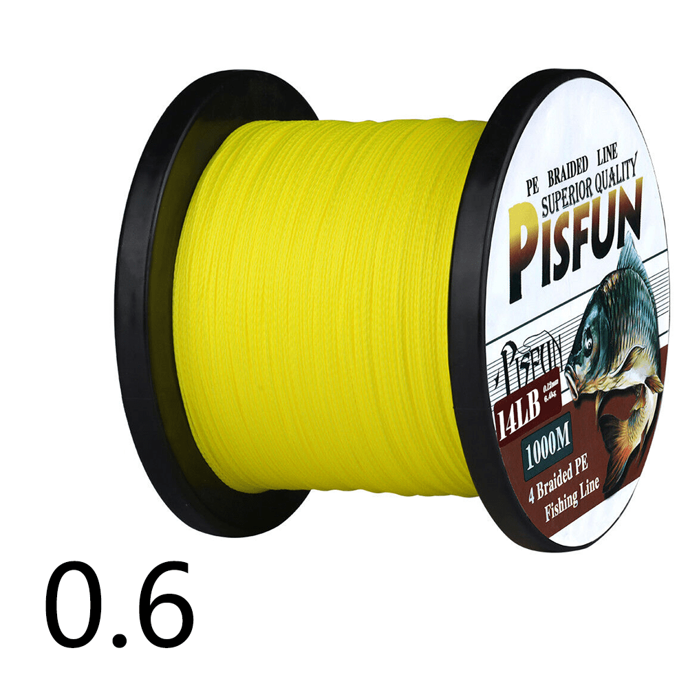 Goture 4-Strand Weave//Braided Fishing Line 8-80LB No Memory