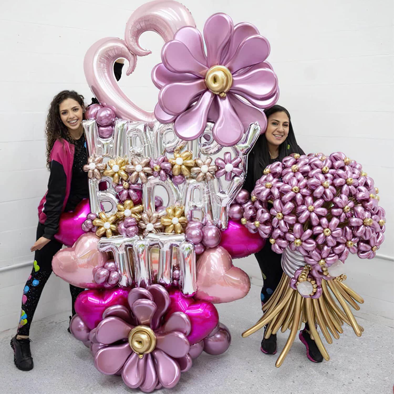 Globos largos, 200 globos mágicos de látex de torsión larga para decoración  de fiestas, suministros de fiesta de cumpleaños, mezcla de colores