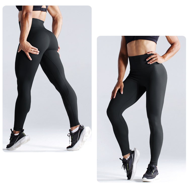 Solid Black Skirted Water Sports Leggings Stretchy High - Temu Canada