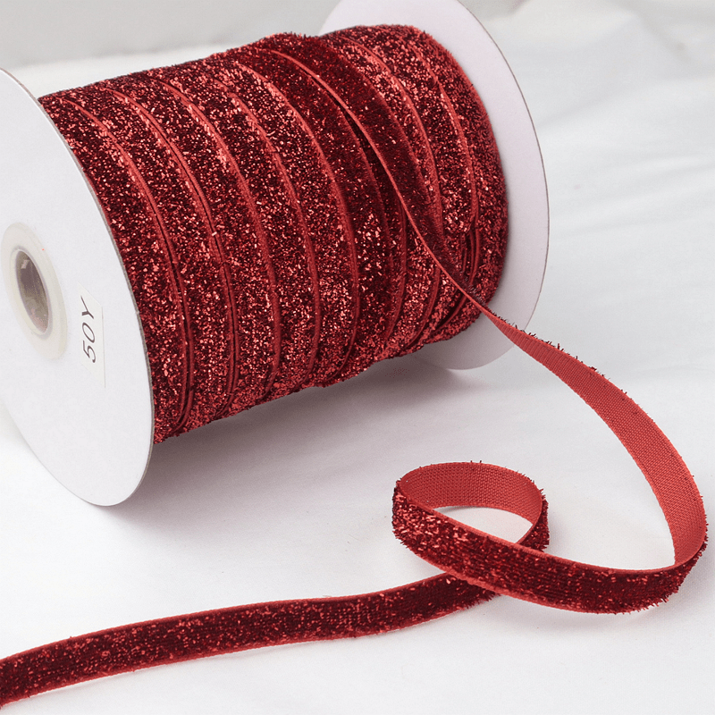 50Yards Sequins Lace Ribbons for Crafts Gold Silver Lace Trims