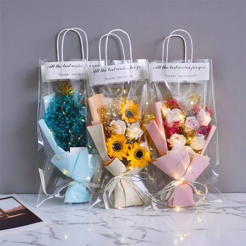 Flower best sale bouquet bags