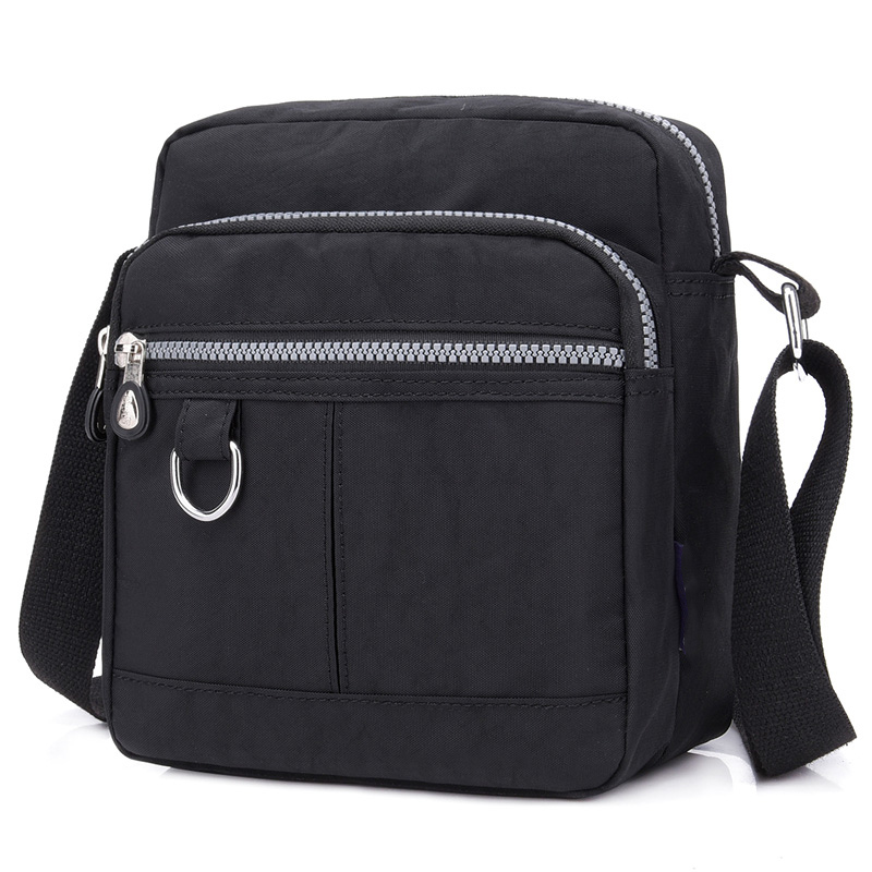Shoulder Bag, Women's Nylon Square Purse, Lightweight Crossbody Bag With Multi Pockets