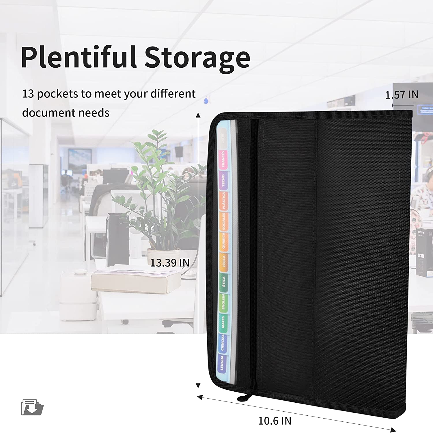 Expanding File Folder Sticky Labels 13 Pocket Accordion Temu Australia