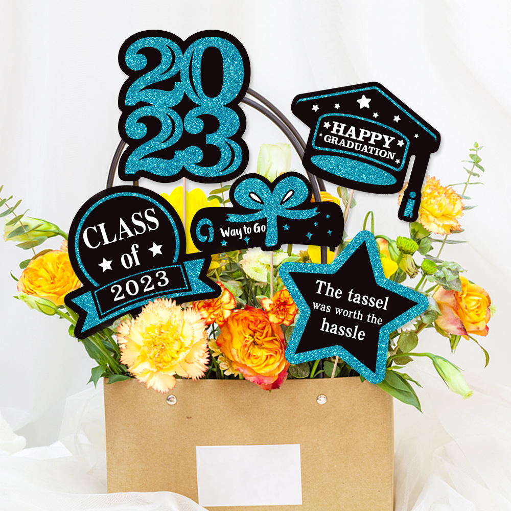 Hadley Designs 5 Graduation Gift Wine Labels Or Stickers, Cute