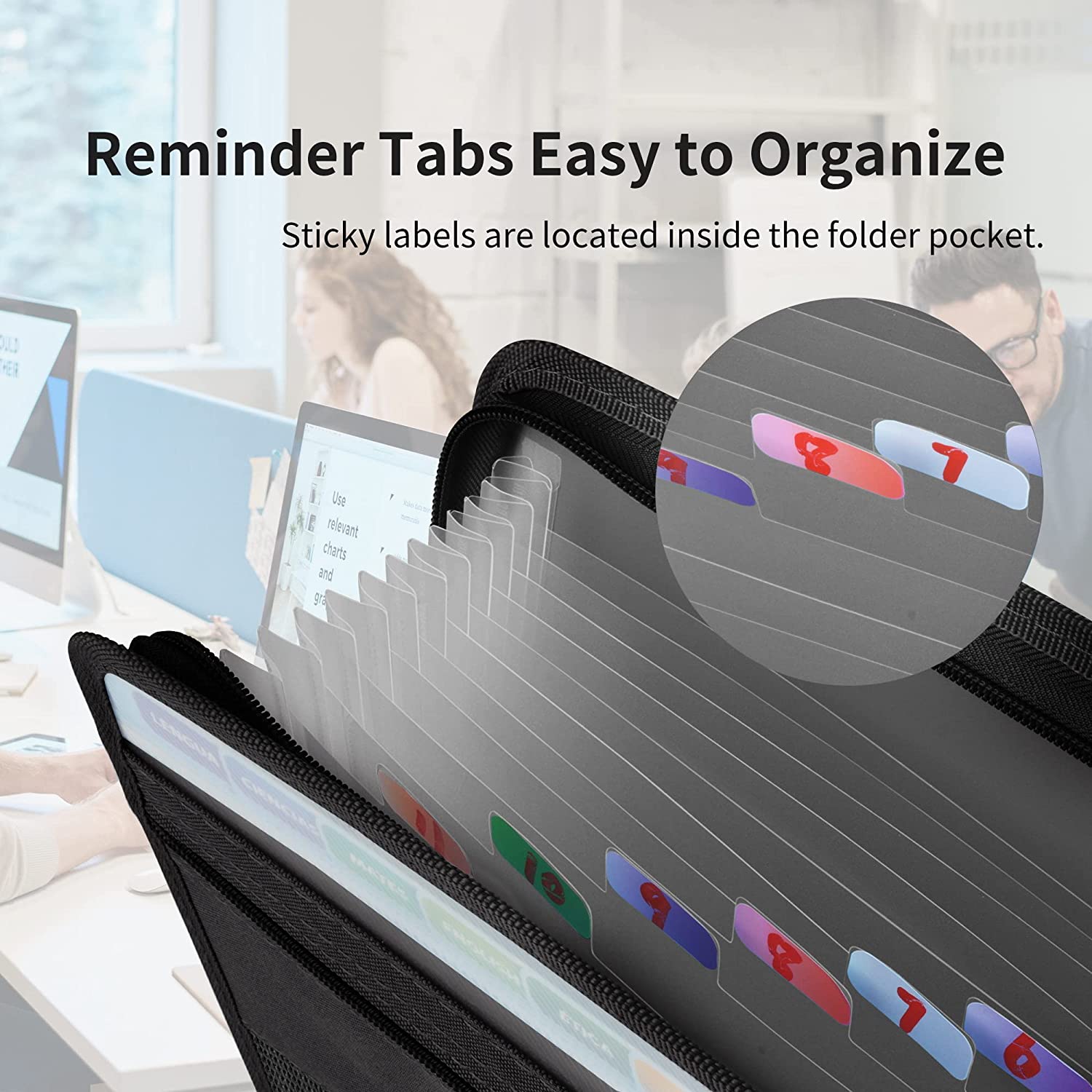 Expanding File Folder Sticky Labels 13 Pocket Accordion Temu Australia