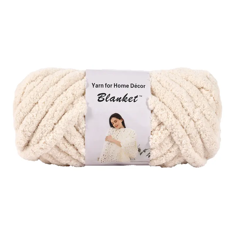 Chenille Chunky Yarn For Diy Knitting Blanket Cushion Bed - Temu