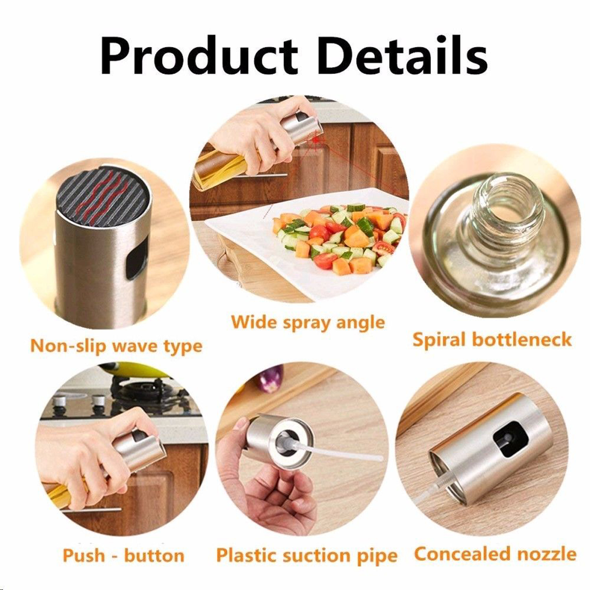Glass Oil Sprayer Cooking Olive Oil Sprayer Mister Air Fryer Temu