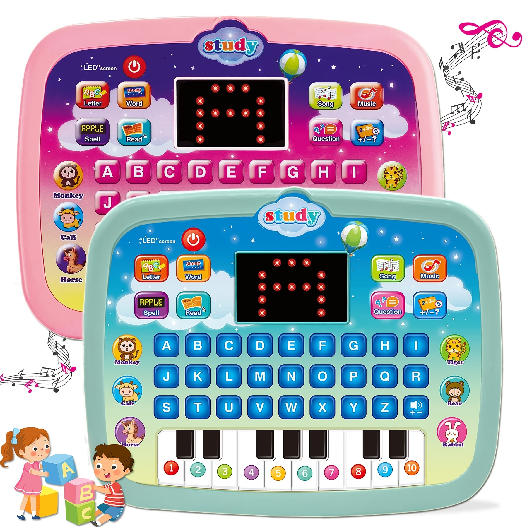 Learn Smart Handheld Console, English-spanish Bilingual Learning Tablet,  Educational Toy With 104 Learning Apps Preloaded, Tft Color Screen Support  Tv Out Function, Best For Early Education - Temu Australia