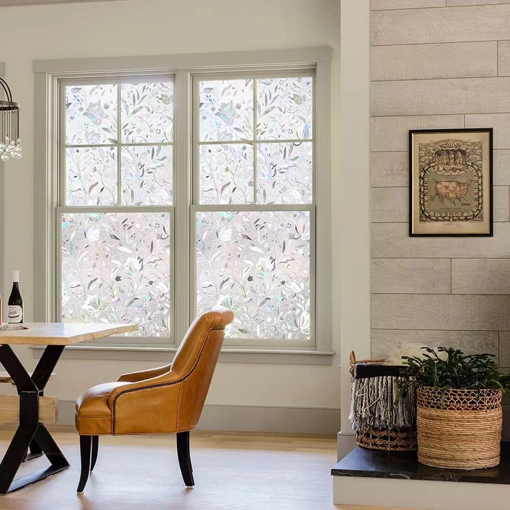 Privacy Window Film No Glue Door Glass Cover Decals Static Temu New