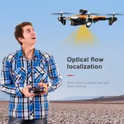 electrically adjusted high definition aerial camera uav avoiding obstacles on all sides optical flow and fixed height new type of four axis aircraft live broadcast aircraft details 16